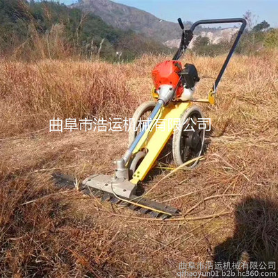 高效綠化新選擇 山東曲阜浩運(yùn)機(jī)械寬幅汽油剪草機(jī)助力城市公園管理